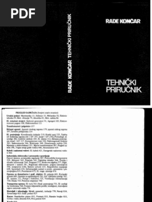 Koncar - Tehnicki Prirucnik (4.izdanje) | PDF