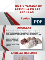 Forma y Tamaño de Partícula en Las Arcillas (Equipo 5)