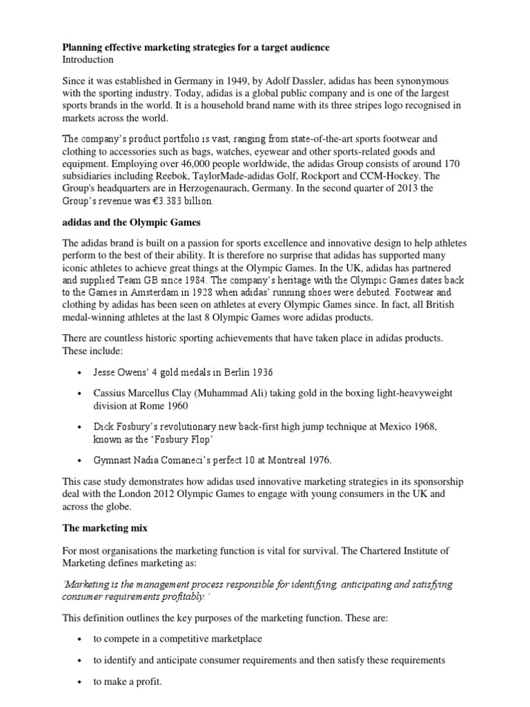 Adidas Case | PDF