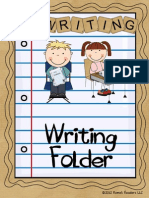 Writing Folder Resource Tool For Aspiring Authors