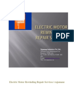 Electric Motor Rewinding Repair Services