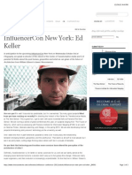 2012 InfluencerCon New York: Ed Keller | Chorus+Echo