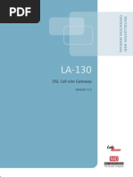 RAD LA-130 Product Manual 