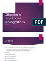 Citações e Referências Bibliográficas NORMA NOVA