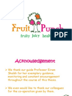 Fruit Punch - Marketing