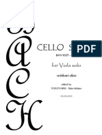 Bach 6 Cello Suites Without Slurs For Viola Yokoyama 2013