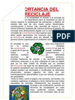 Importancia Del Reciclaje-Oriane