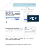 Manual Para Crear Una Cuenta de Correo Electrónico GMAIL