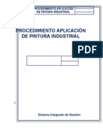 Procedimiento Aplicación Pintura Industrial