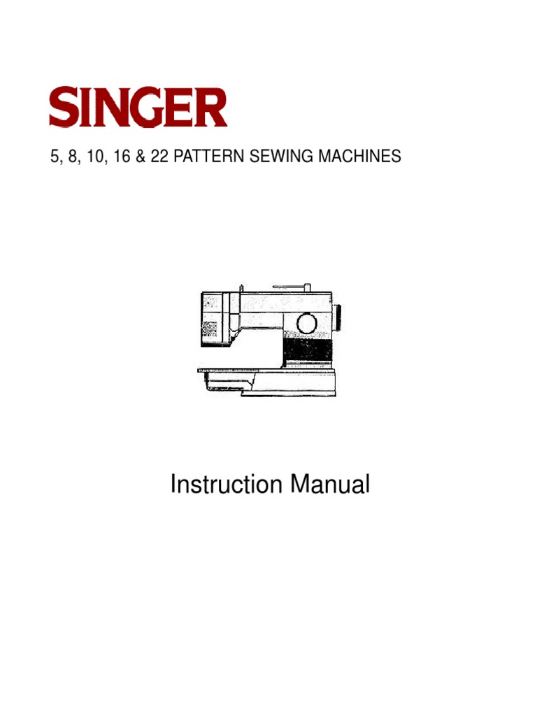 Singer 9020 Sewing Machine Manual | PDF | Sewing Machine | Seam (Sewing)