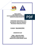 Ujian Diagnostik Matematik Baru (Ikamr) 2