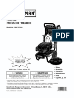 1101259L 580.752830 Pressure Washer Manual