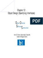 12 - OOSC - Object Design (Specifying Interfaces)