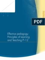 Effective Pedagogy - Principles of Learning and Teaching