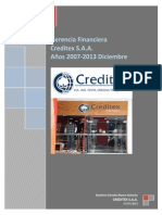 CREDITEX S.a.a Gerencia Financiera1