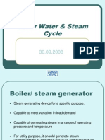 Boiler Water & Steam Cycle