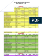 Horarios Semestre 2014-b #2