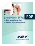 Guidelines For SAFE Preparation of Sterile Compounds - IsMP