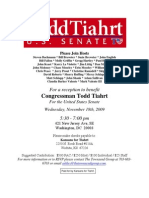 Reception For Todd Tiahrt