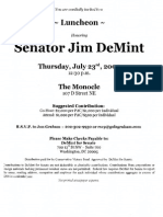 Lunch For Jim DeMint