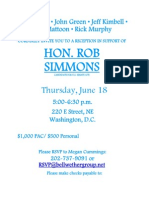 Reception For Rob Simmons