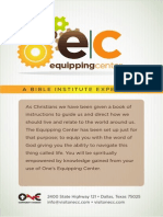 Equipping Center Flyer 2013