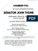 Reception For John Thune