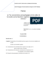 Características Psicopedagógicas de Los Niños Discapacitados