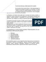 Evolución y Campos de Acción de La Mecanica de Fluidos