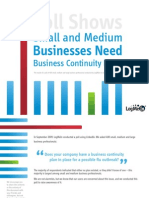 Small and Medium Businesses need a business continuity plans