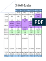 2b Weekly Schedule 2014-2015