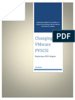 Changing to VMware PVSCSI