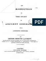 An Introduction to the Study of Ancient Geography - Laurent (1830)