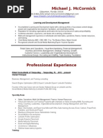 Corporate Sales Training Manager in Tampa, FL resume.doc