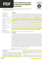 1. Análise Das Respostas Cardiovasculares