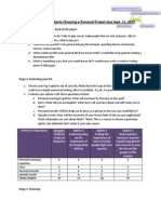 PP Brainstorming and Goal-Setting Form