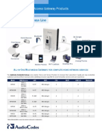 INFORMACION DEQUIPOS Residential Gateways Line Datasheet