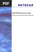 Netgear GS752TXS User Manual