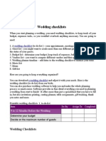 WO Checklists