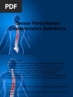 Sensor Performance Characteristics Definitions