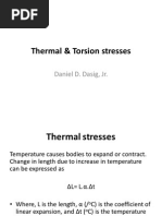 Thermal Stress and Torsion