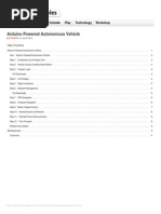 Arduino Powered Autonomous Vehicle