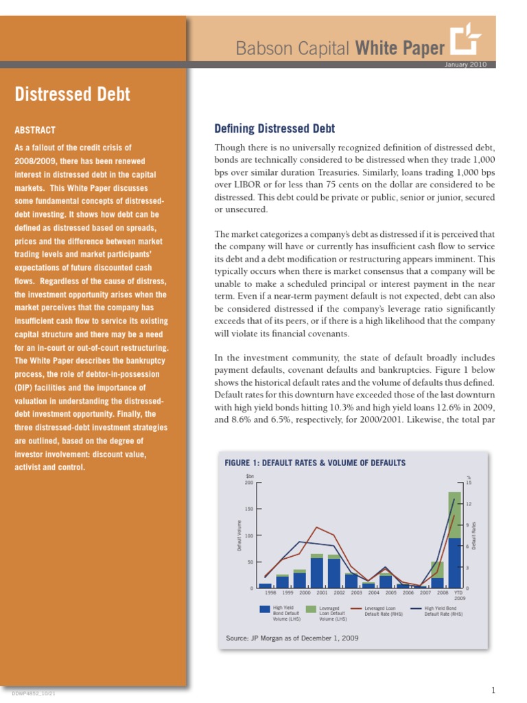 Files download Distressed debt analysis pdf free download