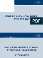FTU - KAS Summer School Structure