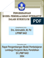 Pengembangan Model Belajar