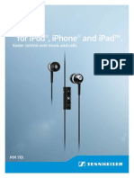 Headset For Ipod, Iphone and Ipad™.: Easier Control Over Music and Calls