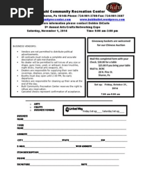 Expo 2014 Form