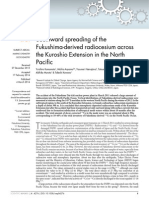 Southward spreading of the Fukushima-derived radiocesium across the Kuroshio Extension in the North Pacific