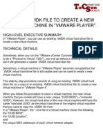 Using VMDK File to Create a VM in VMwarePlayer--Windows