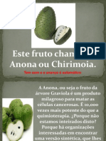 Este Fruto Chama-Se Anona Ou Chirimoia V